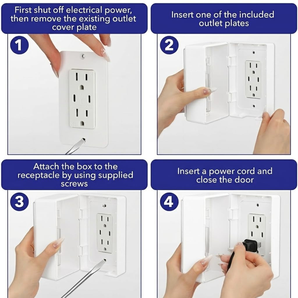Baby Safety Outlet Cover Box