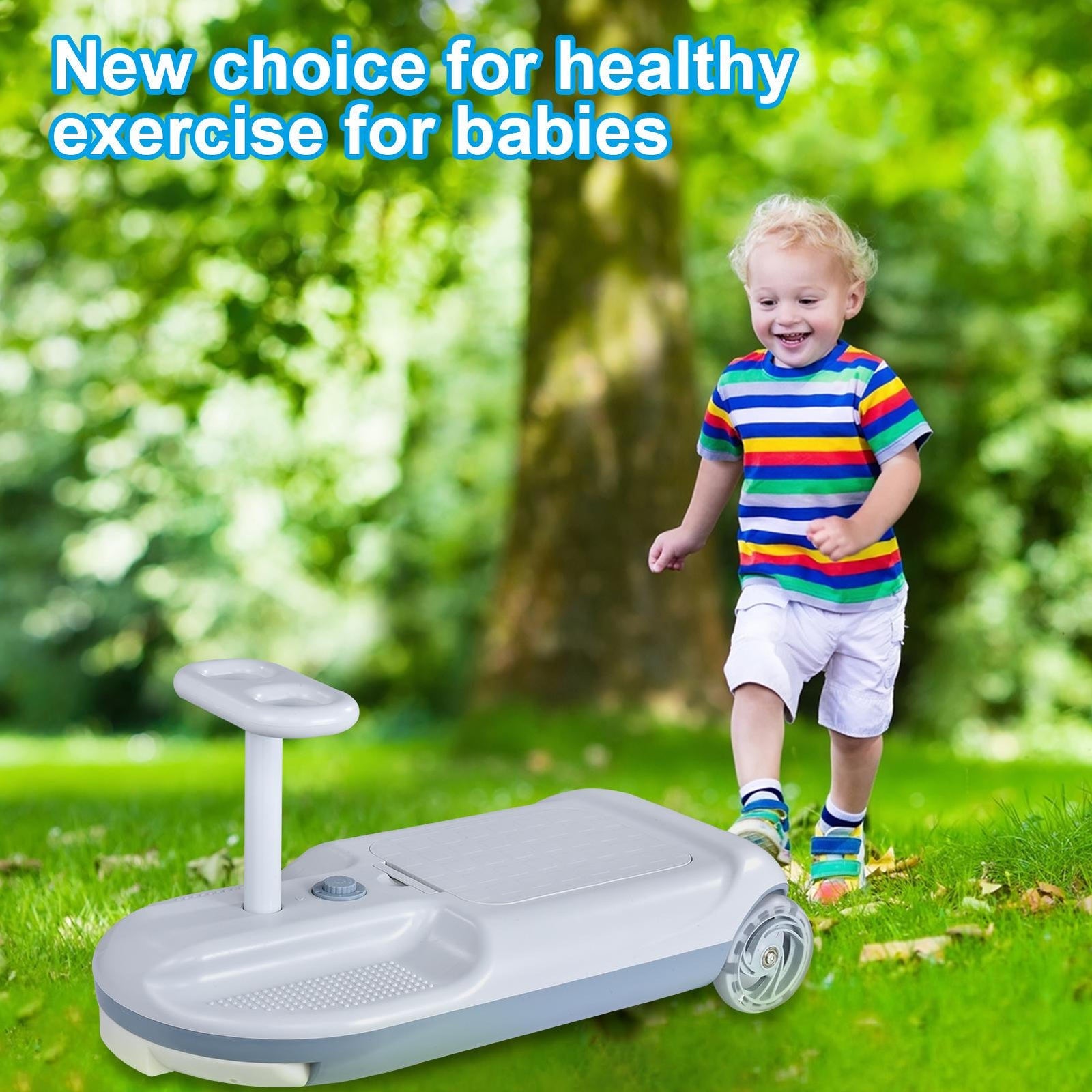 2-In-1 Toddler Electric Portable Car and On-The-Go Cleaning Mop Cart