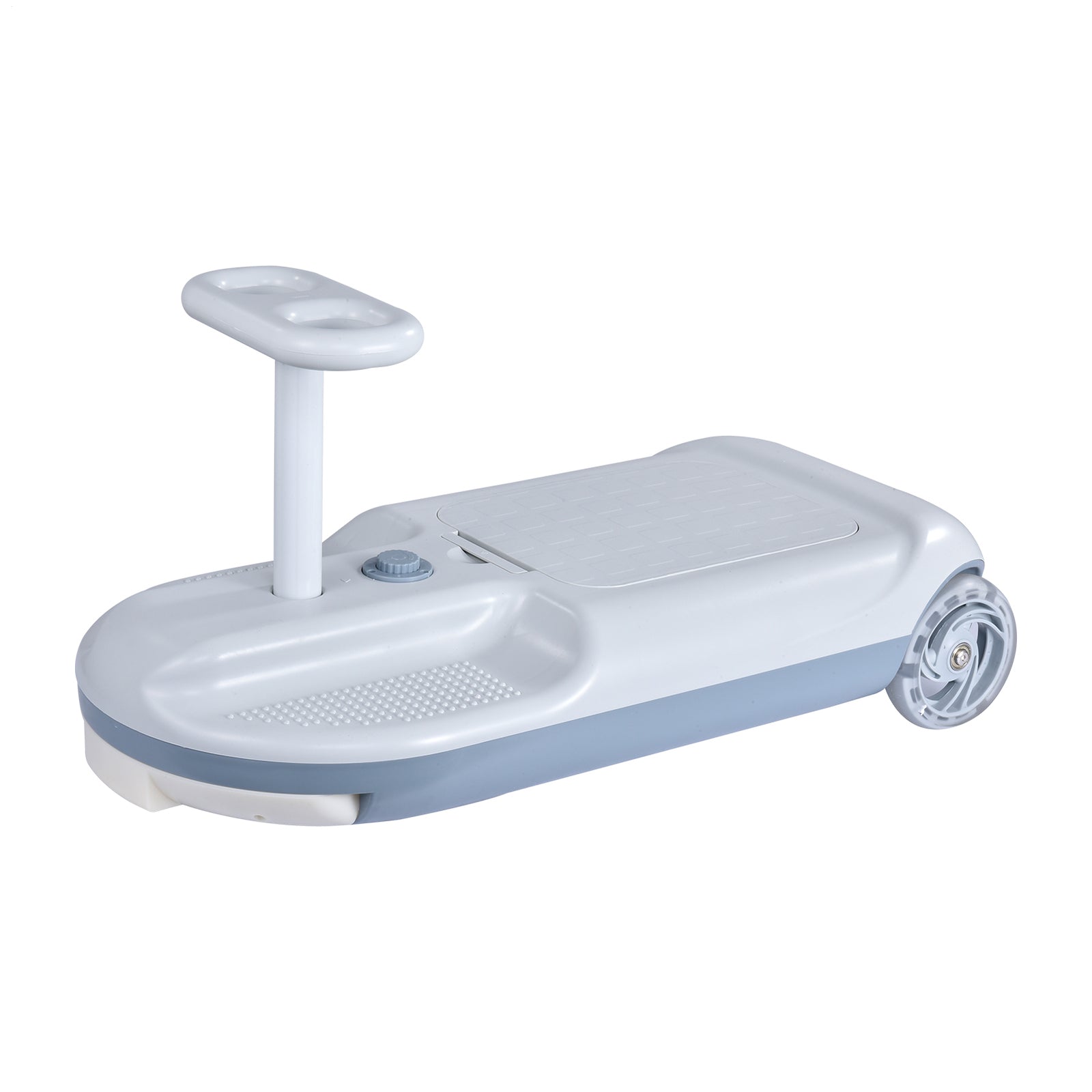 2-In-1 Toddler Electric Portable Car and On-The-Go Cleaning Mop Cart