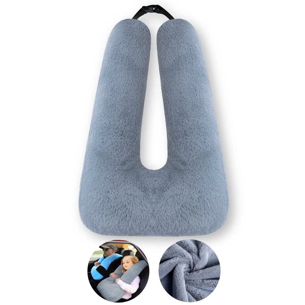 Children's Travel Pillow for Car and Camping - Side Sleeper Support Pillow