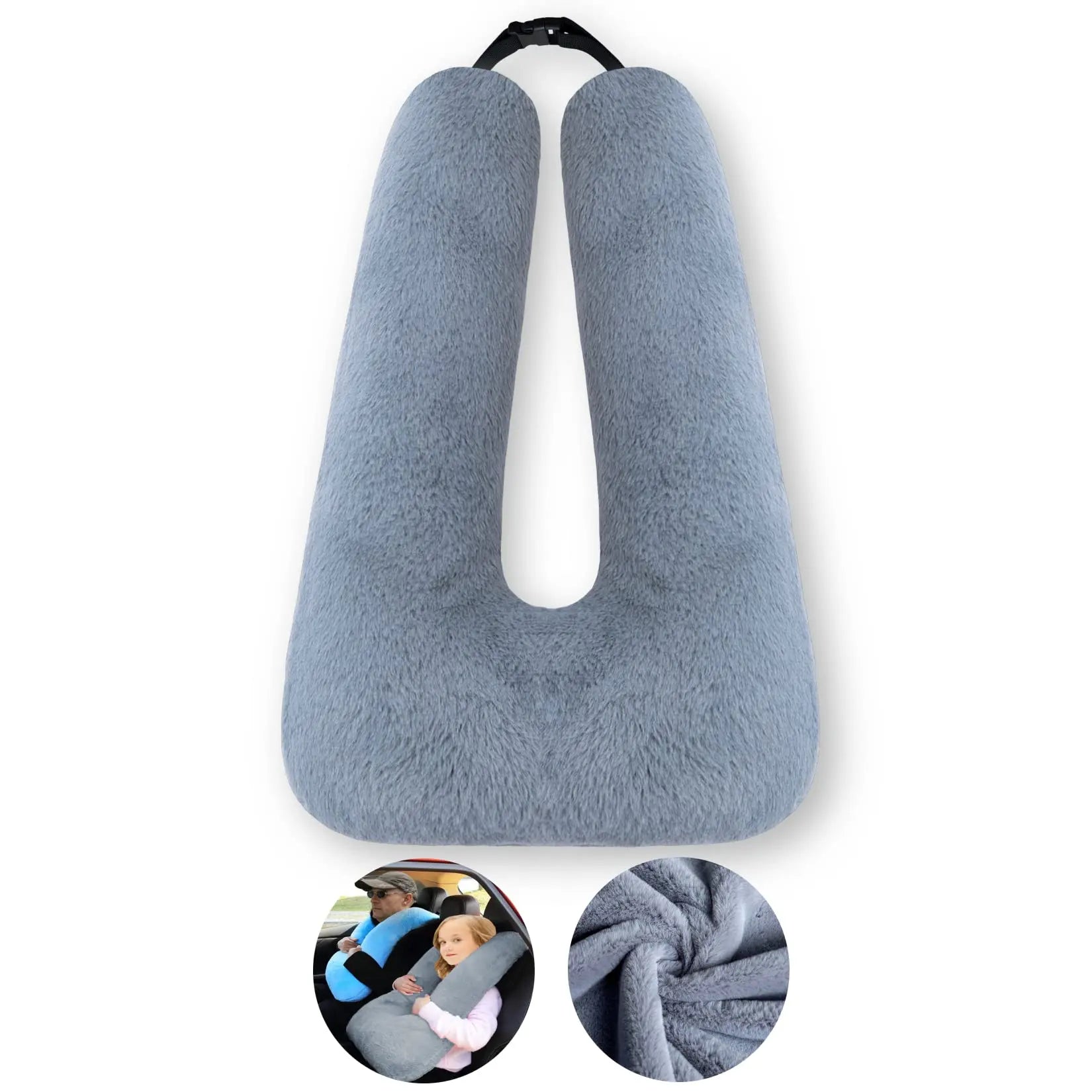 Children's Travel Pillow for Car and Camping - Side Sleeper Support Pillow