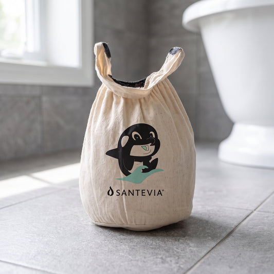 Organic Cotton Bath Faucet Water Filter for Sensitive Skin | Bathtub Purification System