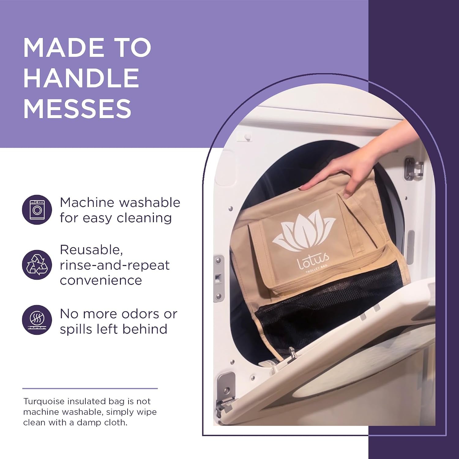 Lotus Original Trolley Reusable Shopping Bags (4-Pack)